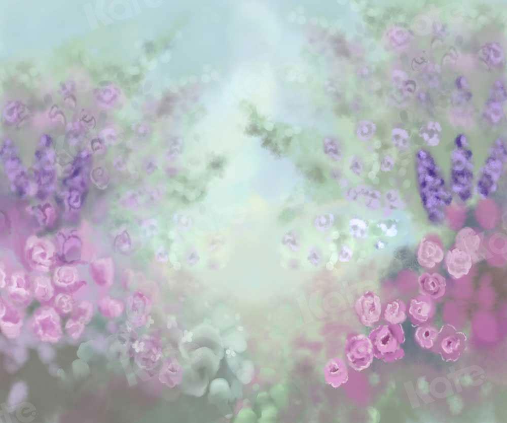 Kate Fine Art Blurry Florals Bush Backdrop for Photography - Kate Backdrop AU