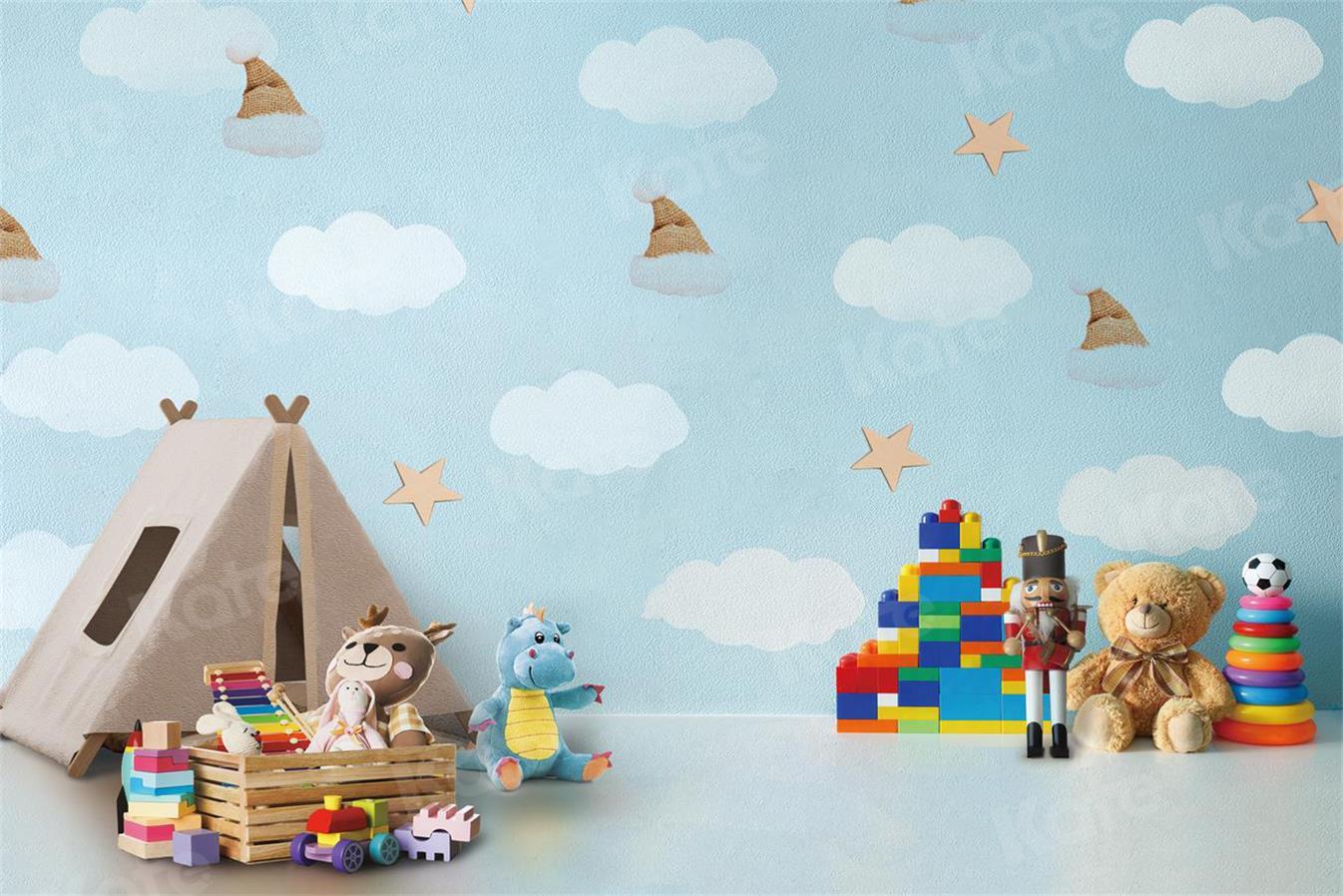 Kate Tent Children's Toy Room Backdrop for Photography - Kate Backdrop AU