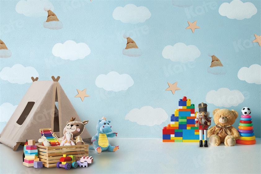 Kate Tent Children's Toy Room Backdrop for Photography - Kate Backdrop AU