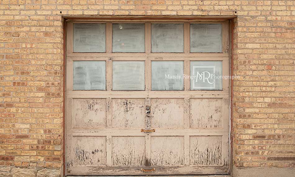 Kate Vintage Garage Door Backdrop Designed by Mandy Ringe Photography - Kate Backdrop AU