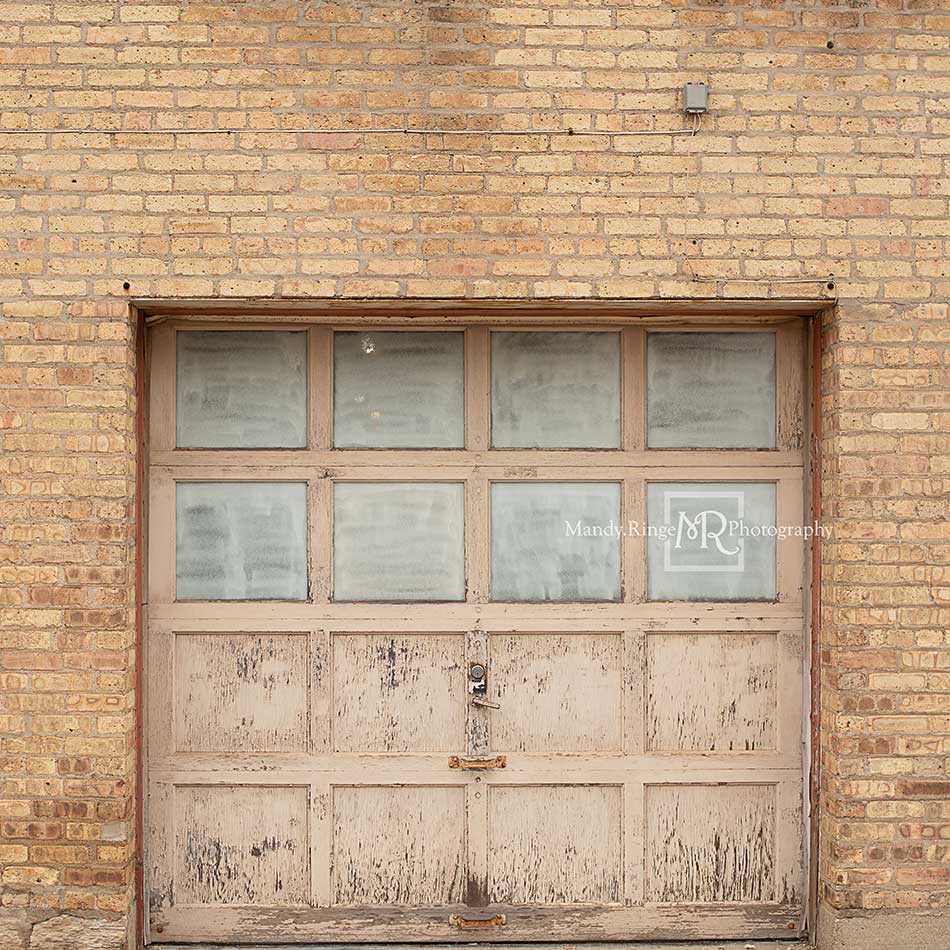 Kate Vintage Garage Door Backdrop Designed by Mandy Ringe Photography - Kate Backdrop AU