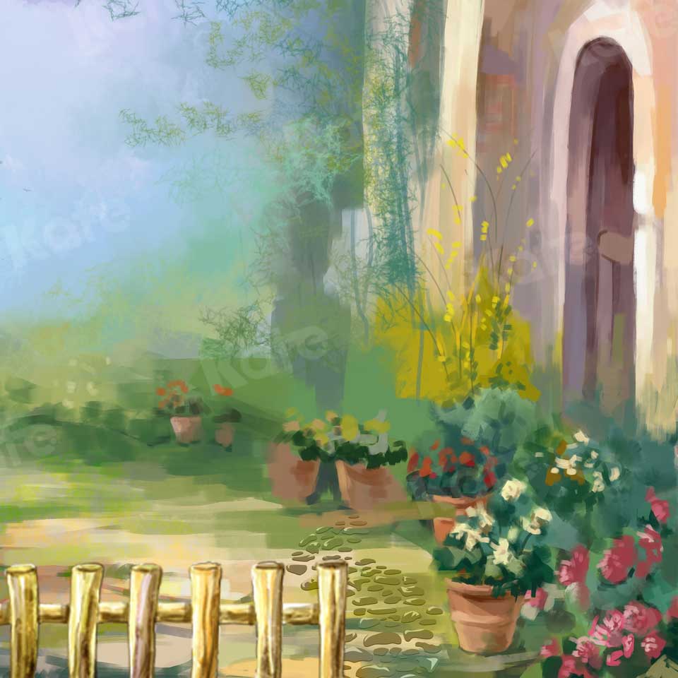 Kate Summer Garden Flower Backdrop for Photography - Kate Backdrop AU