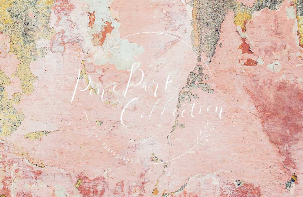 Kate Pink Stucco Wall Backdrop Designed By Pine Park Collection - Kate Backdrop AU