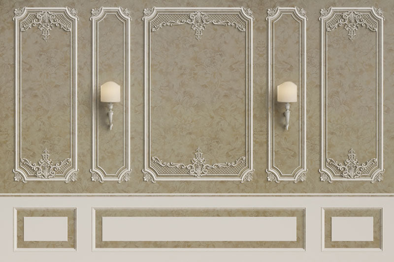 Kate Boudoir Beige Floral Vintage Wall Backdrop for Photography - Kate Backdrop AU