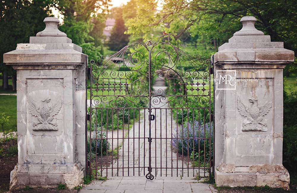 Kate Summer Wedding Garden Gate Backdrop Designed by Mandy Ringe Photography - Kate Backdrop AU