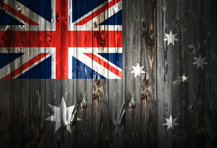 Kate Australian Flag Wooden Backdrop for Photography - Kate Backdrop AU