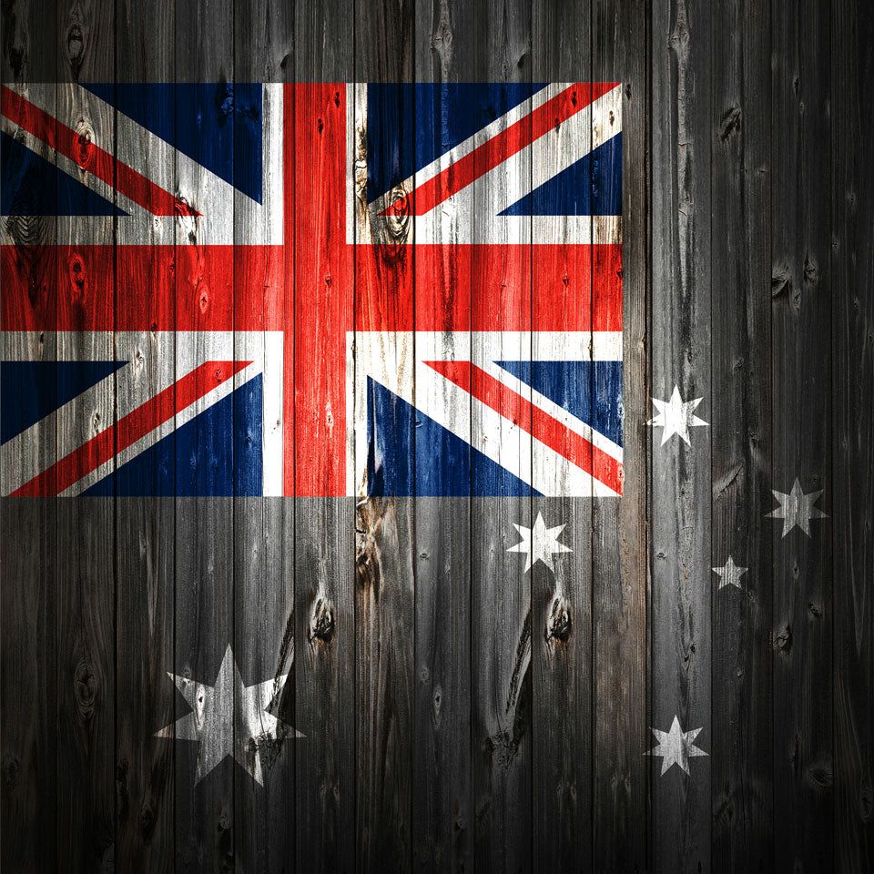Kate Australian Flag Wooden Backdrop for Photography - Kate Backdrop AU