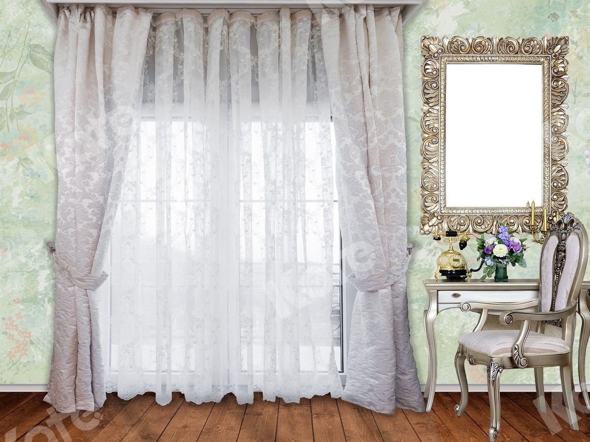 Kate Window Backdrops Boudoir Photography with Curtain Designed by Ava Lee - Kate Backdrop AU