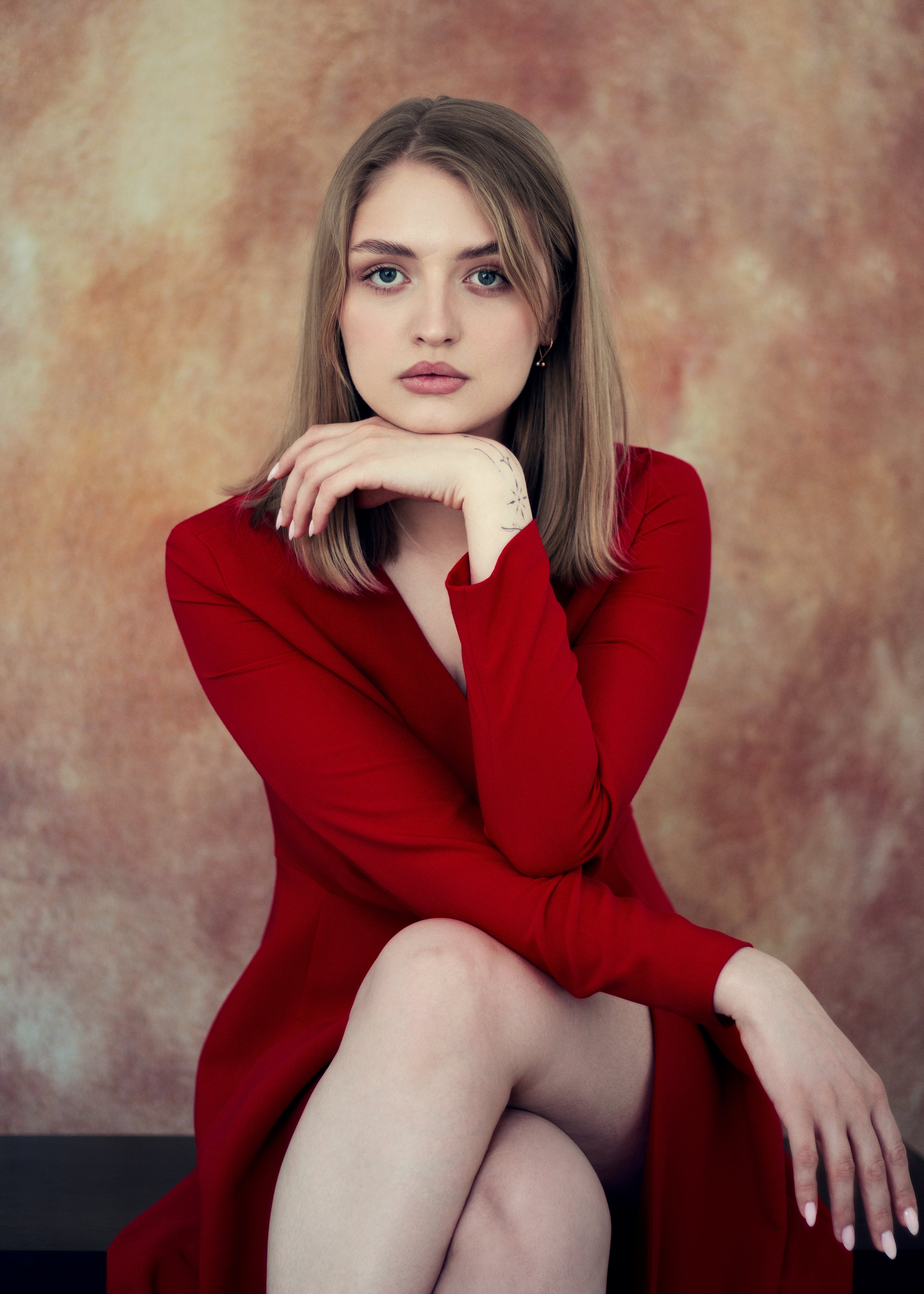 Kate Abstract Yellow Brown/Abstract Dark Gray Collapsible Backdrop Photography 5X6.5ft(1.5x2m) - katebackdrop AU