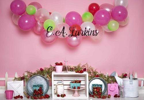 Kate Strawberry Fields Children Backdrop for Photography Designed By Erin Larkins - Kate Backdrop AU