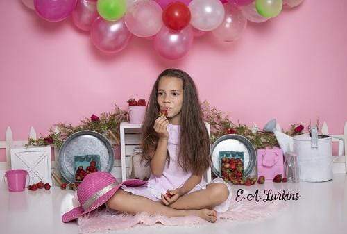Kate Strawberry Fields Children Backdrop for Photography Designed By Erin Larkins - Kate Backdrop AU