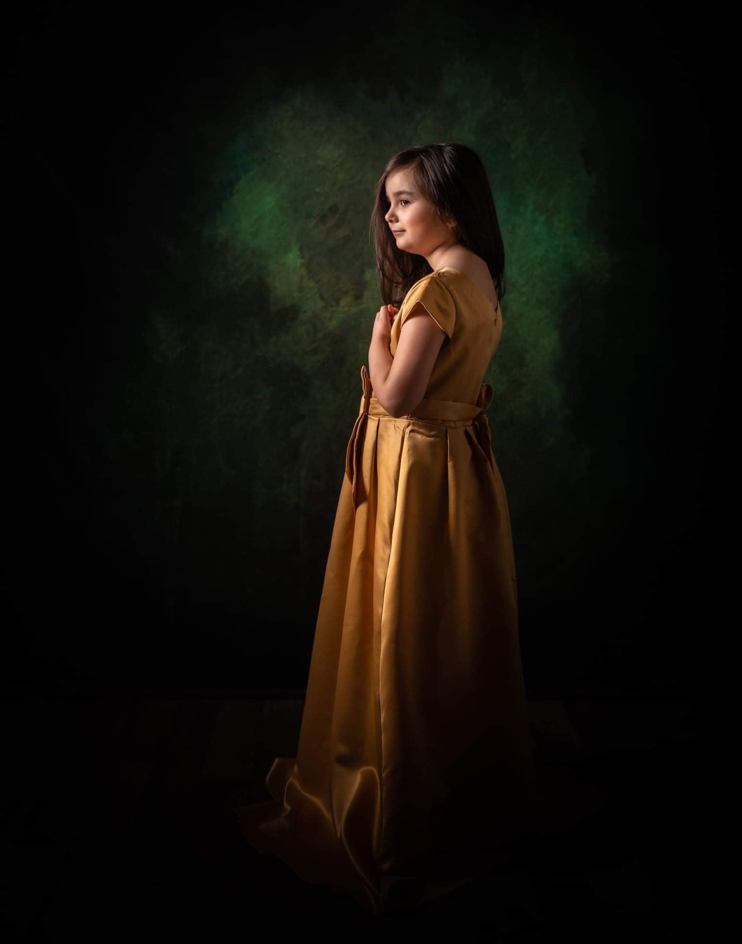 Kate Foggy Green Abstract Texture Photography Background - Kate Backdrop AU