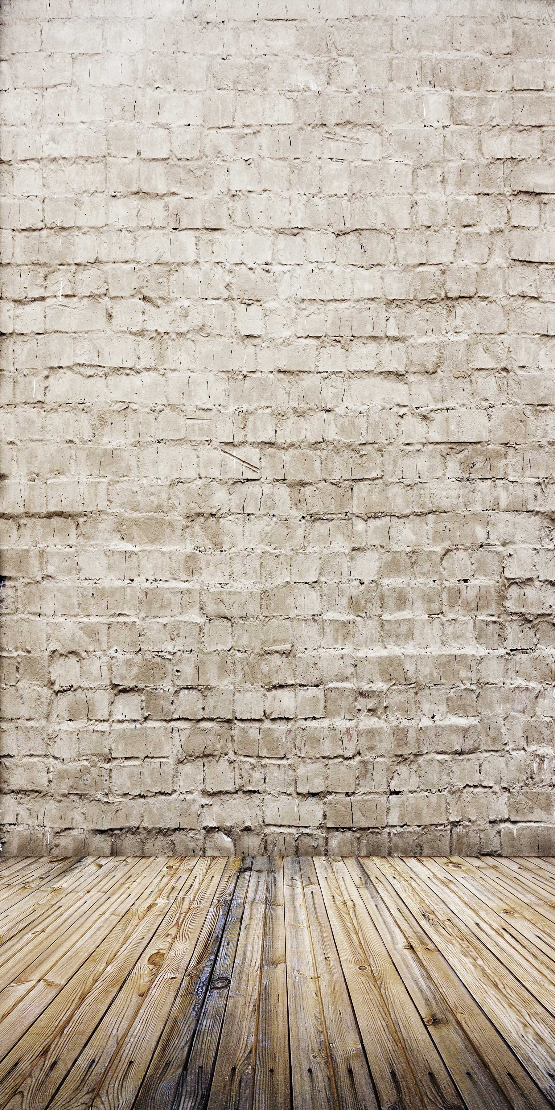 Kate Retro Brick Khaki background wall - Kate Backdrop AU