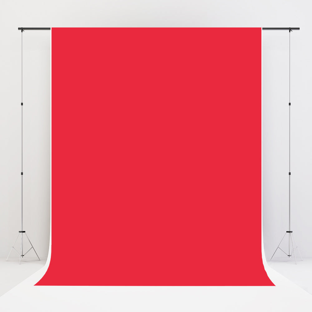 Kate Red Solid Cloth Photography Backdrop Portrait - Kate Backdrop AU