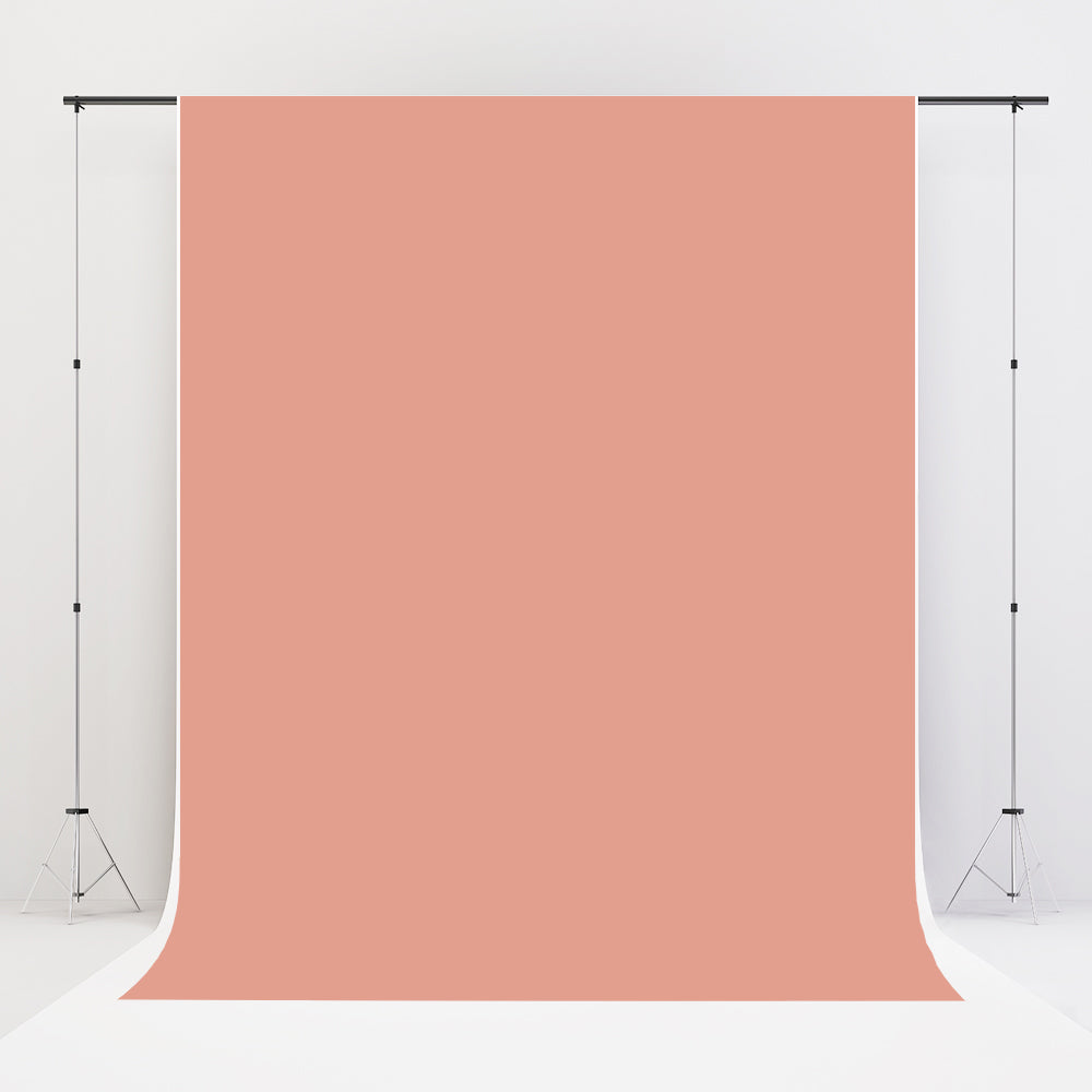 Kate Peach Solid Cloth Photography Fabric Backdrop - Kate Backdrop AU