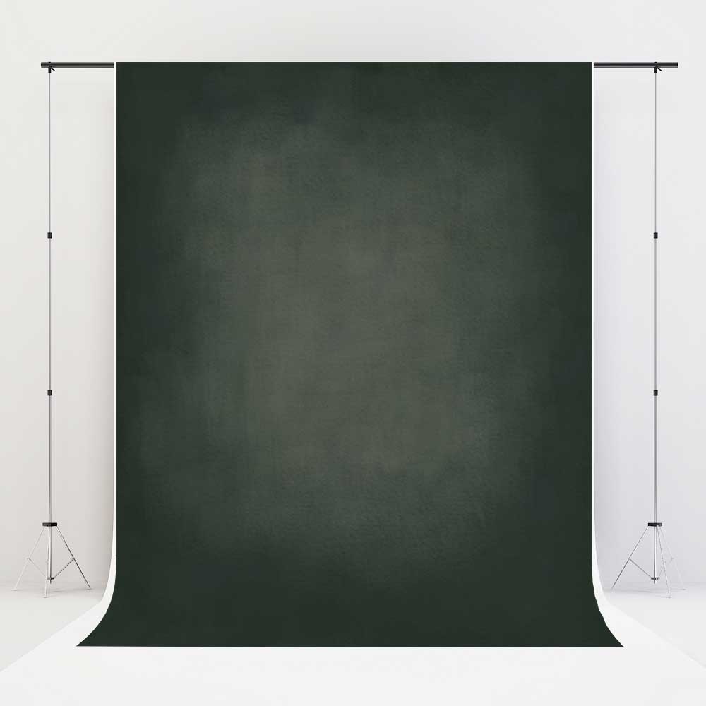 Kate Around Cold Black, Green and Light Middle Gray Abstract Textured Backdrop - Kate Backdrop AU