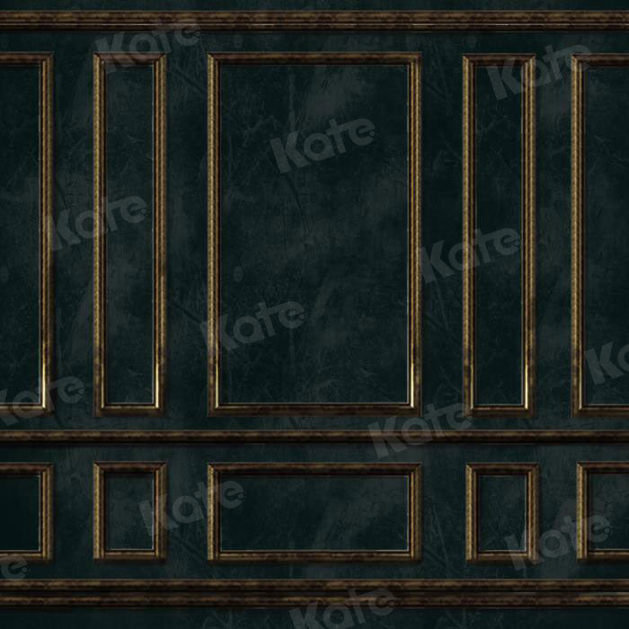 Kate Elegant Retro Dark Green Wall Door Backdrop - Kate Backdrop AU