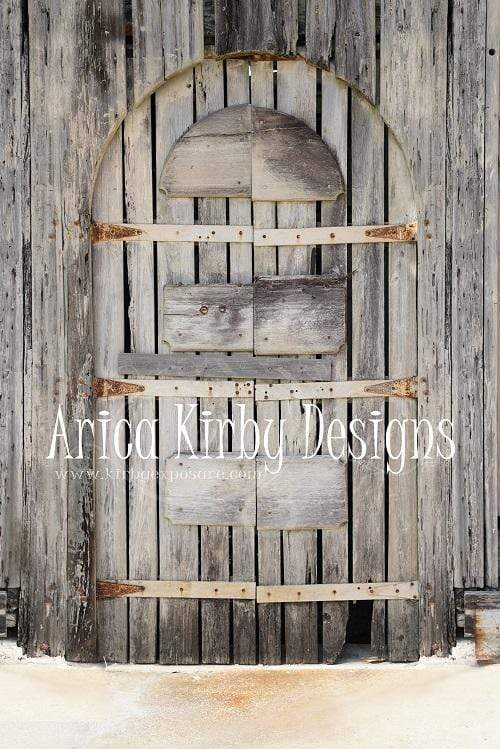Kate Dilapidated Door Spring Backdrop Designed by Arica Kirby Backdrop for Photography - Kate Backdrop AU