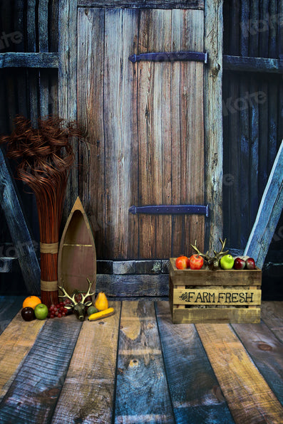 Kate Barn Door Harvest Wooden Backdrop Designed by Amanda Moffatt - Kate Backdrop AU