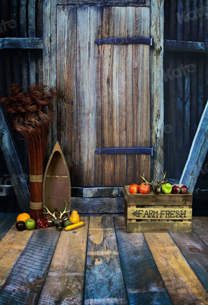 Kate Barn Door Harvest Wooden Backdrop Designed by Amanda Moffatt - Kate Backdrop AU
