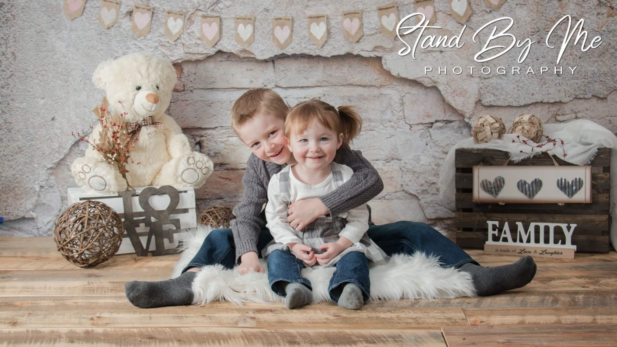 Kate Retro Damaged Cement Brick Backdrop - Kate Backdrop AU