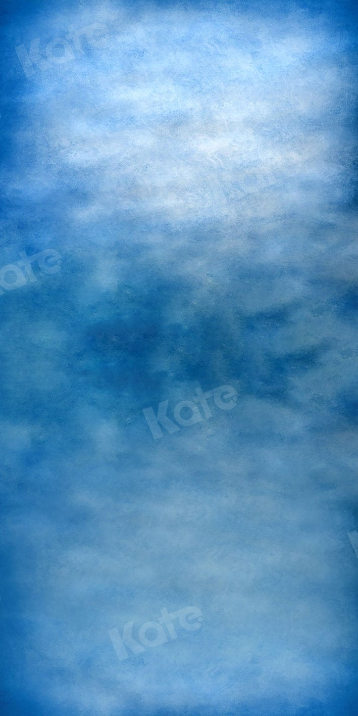 Kate Sweep Backdrop Blue Abstract For Photography - Kate Backdrop AU