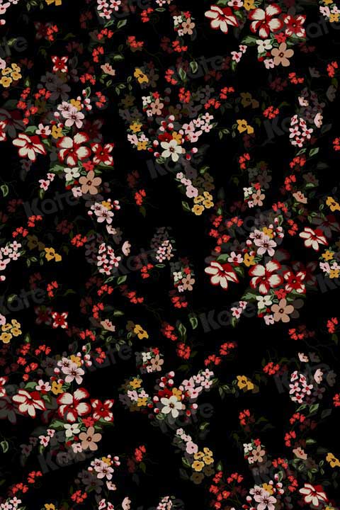 Kate Abstract Dark Floral Fine Art Backdrop for Photography - Kate Backdrop AU