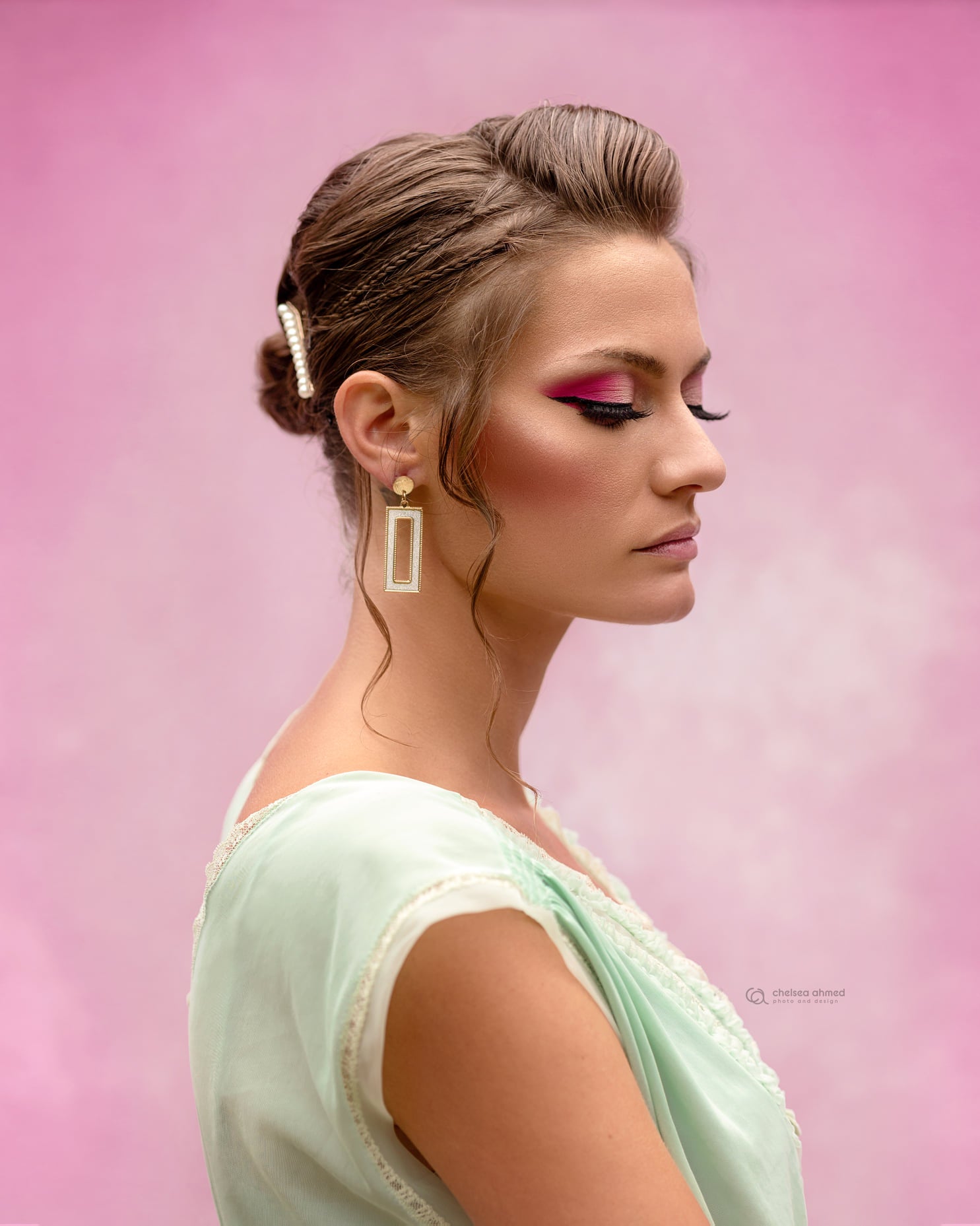 Kate Abstract Backdrop Pink Texture for Portrait Photography - Kate Backdrop AU