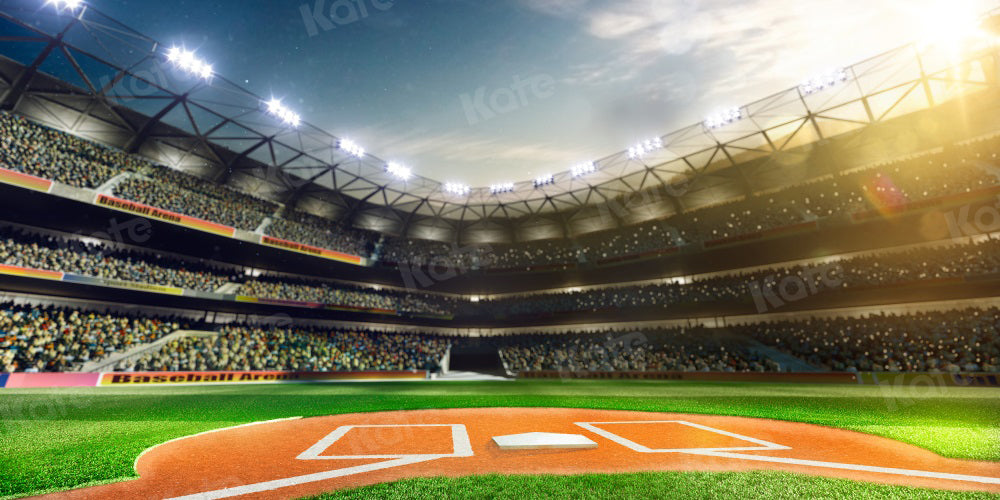 Kate Baseball field Playground Backdrop Sport Green Grass for Photography - Kate Backdrop AU