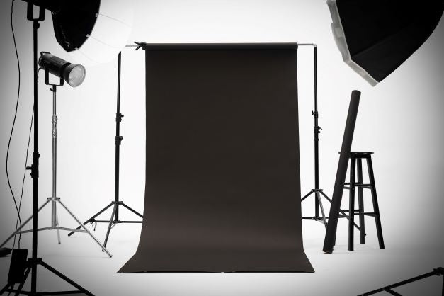 Kate Black Seamless Paper Backdrop for Photography 4.4x32ft(1.35x10m) - Kate Backdrop AU