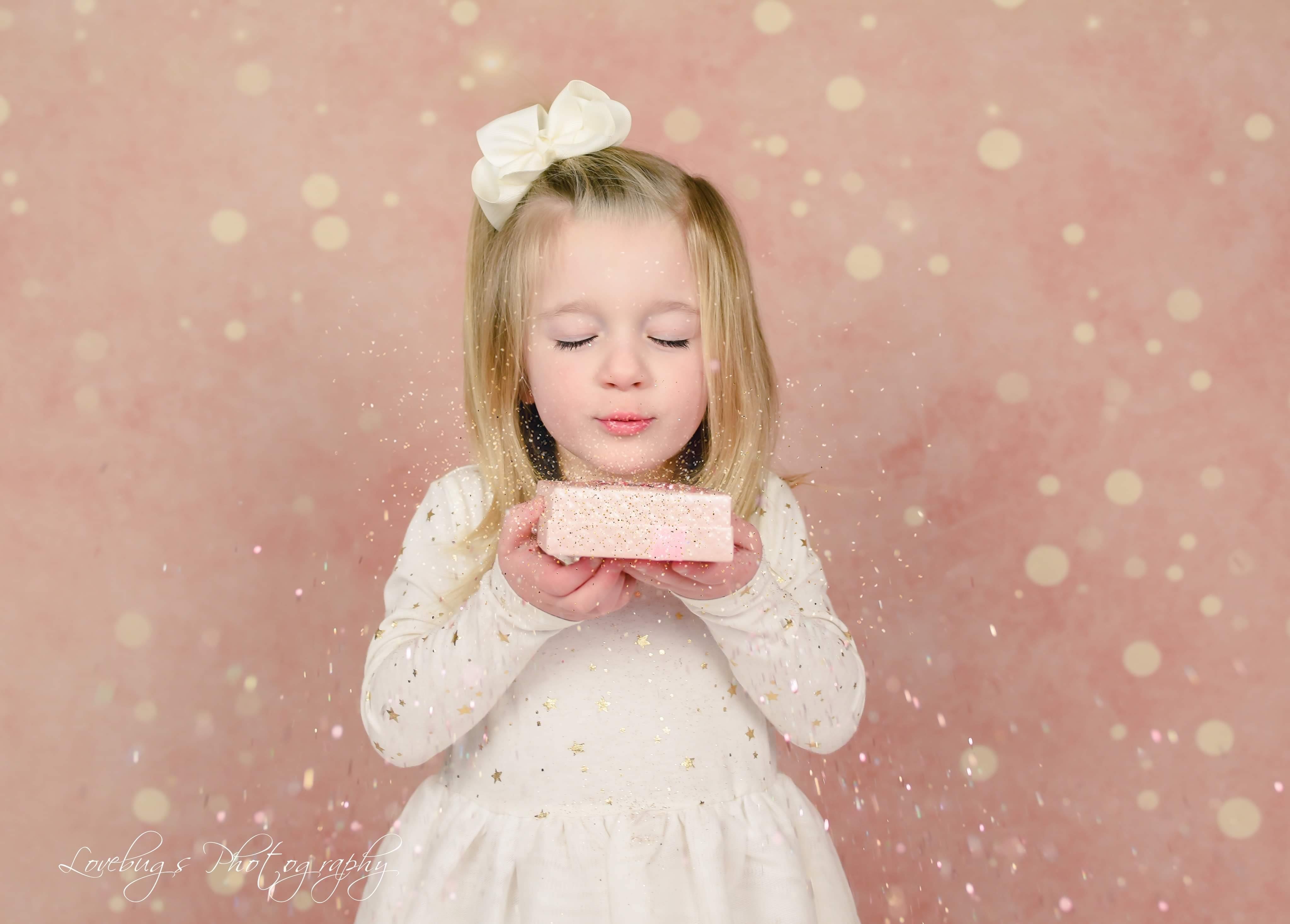 Kate Bokeh Fine Art Beige Orange color Backdrop Designed By Jerry_Sina - Kate Backdrop AU