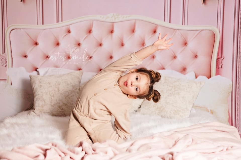 Kate Boudoir Pink Headboard Pink Wall Backdrop Designed by Chain Photography - Kate Backdrop AU