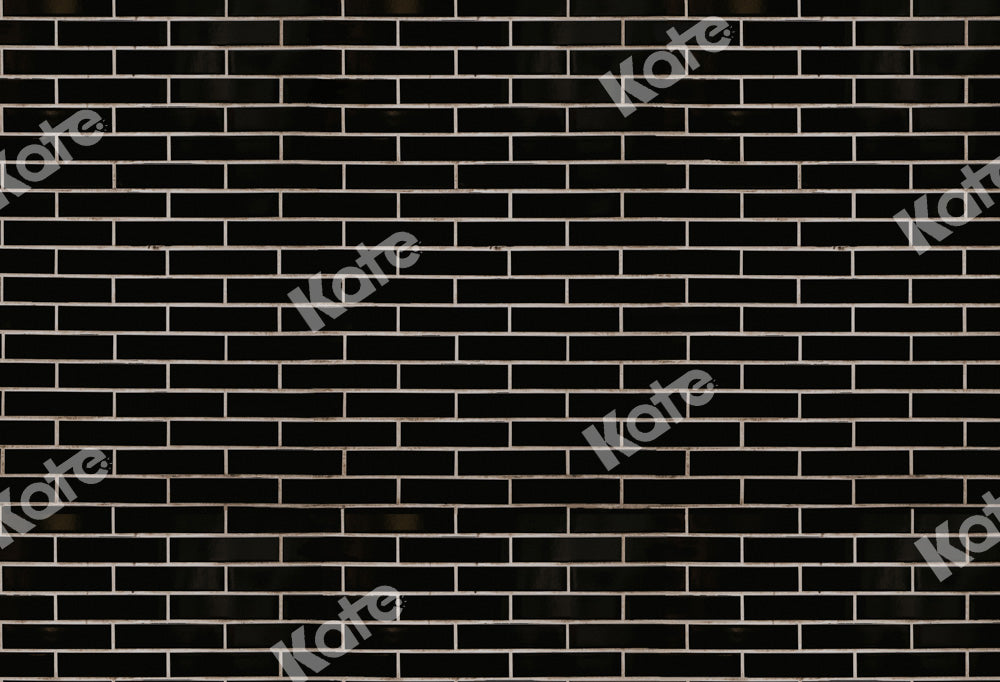 Kate Brick Wall Backdrop Black Vintage Designed by Chain Photography - Kate Backdrop AU