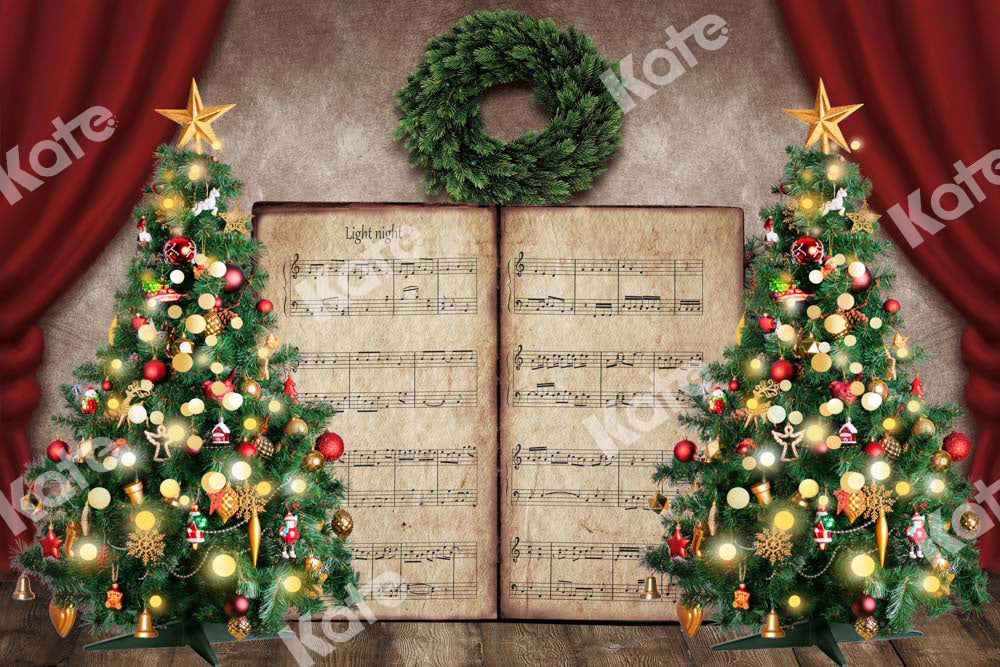 Kate Christmas Eve Song Backdrop Designed by Chain Photography - Kate Backdrop AU