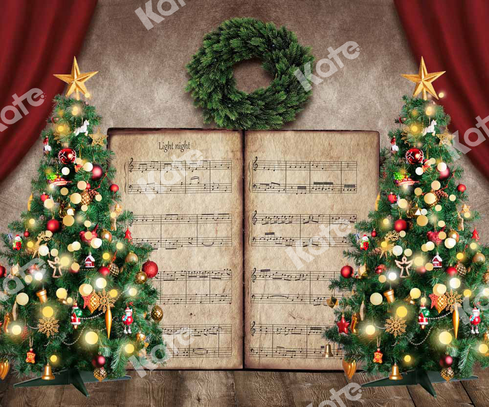 Kate Christmas Eve Song Backdrop Designed by Chain Photography - Kate Backdrop AU