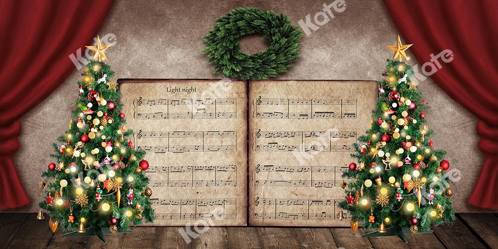 Kate Christmas Eve Song Backdrop Designed by Chain Photography - Kate Backdrop AU