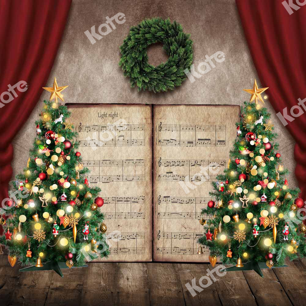 Kate Christmas Eve Song Backdrop Designed by Chain Photography - Kate Backdrop AU