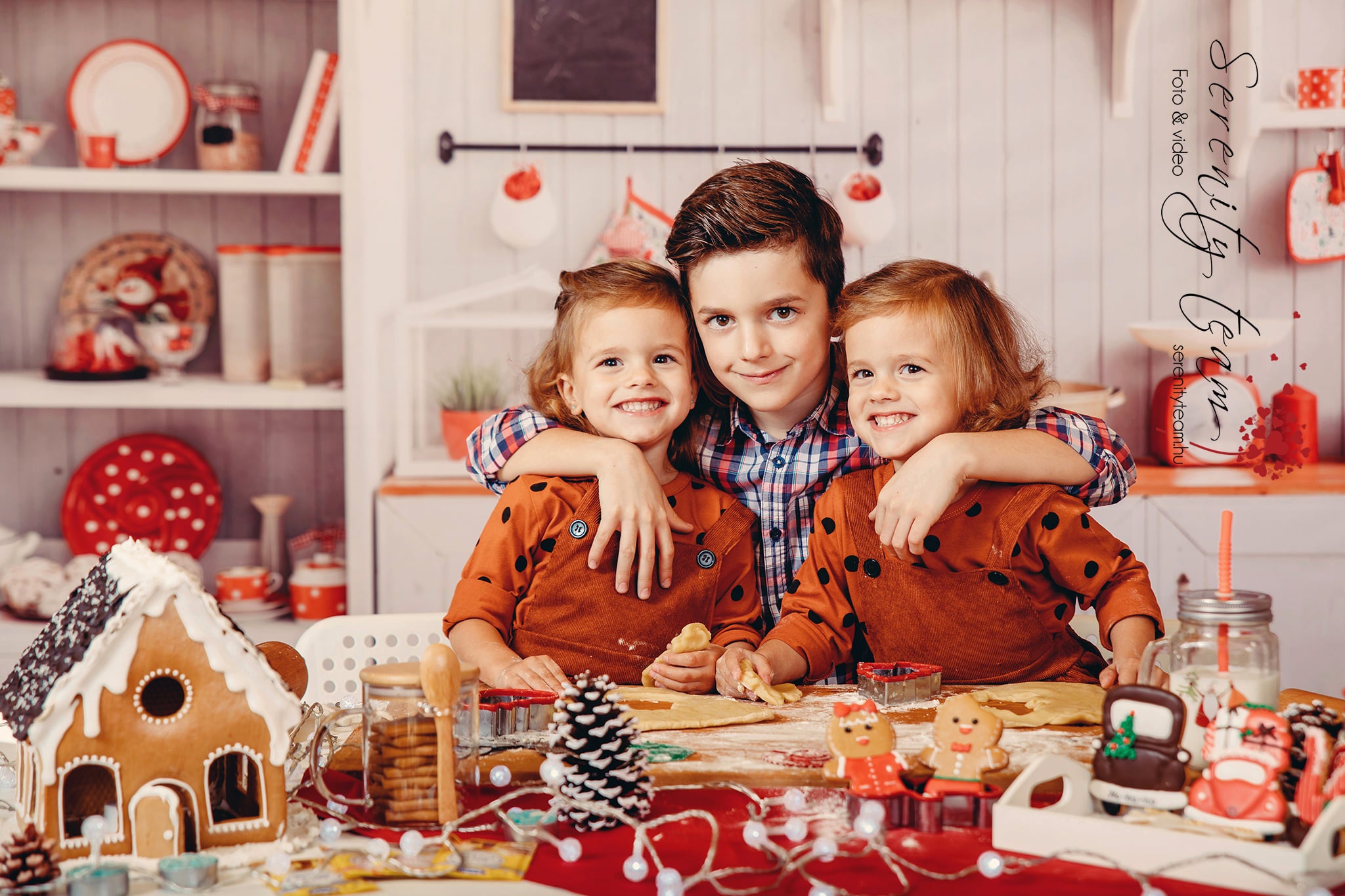 Kate Christmas Kitchen Backdrop White Wall for Photography - Kate Backdrop AU