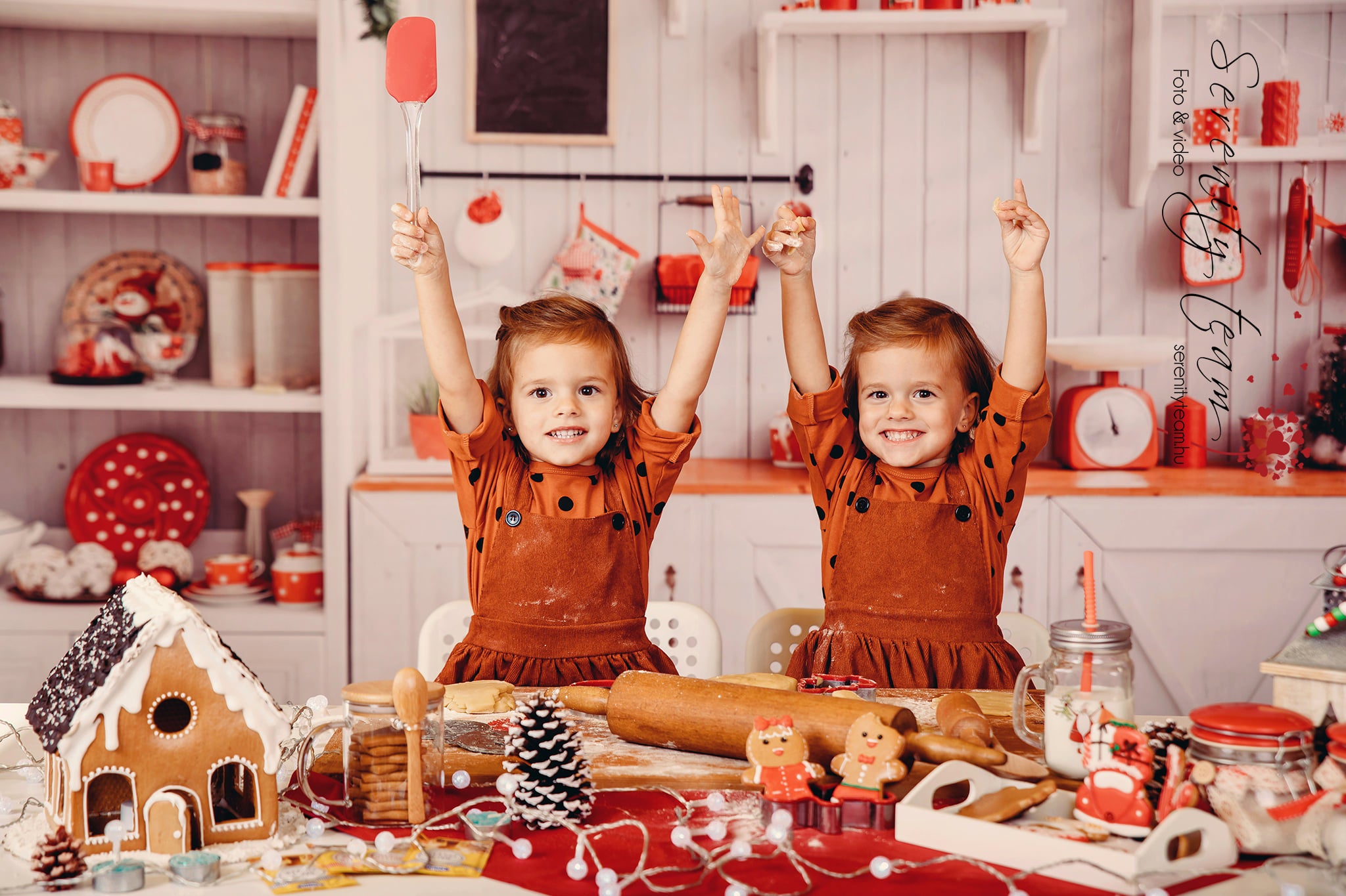 Kate Christmas Kitchen Backdrop White Wall for Photography - Kate Backdrop AU