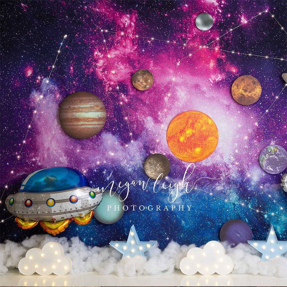 Kate Constellations In Space Backdrop Designed by Megan Leigh Photography - Kate Backdrop AU