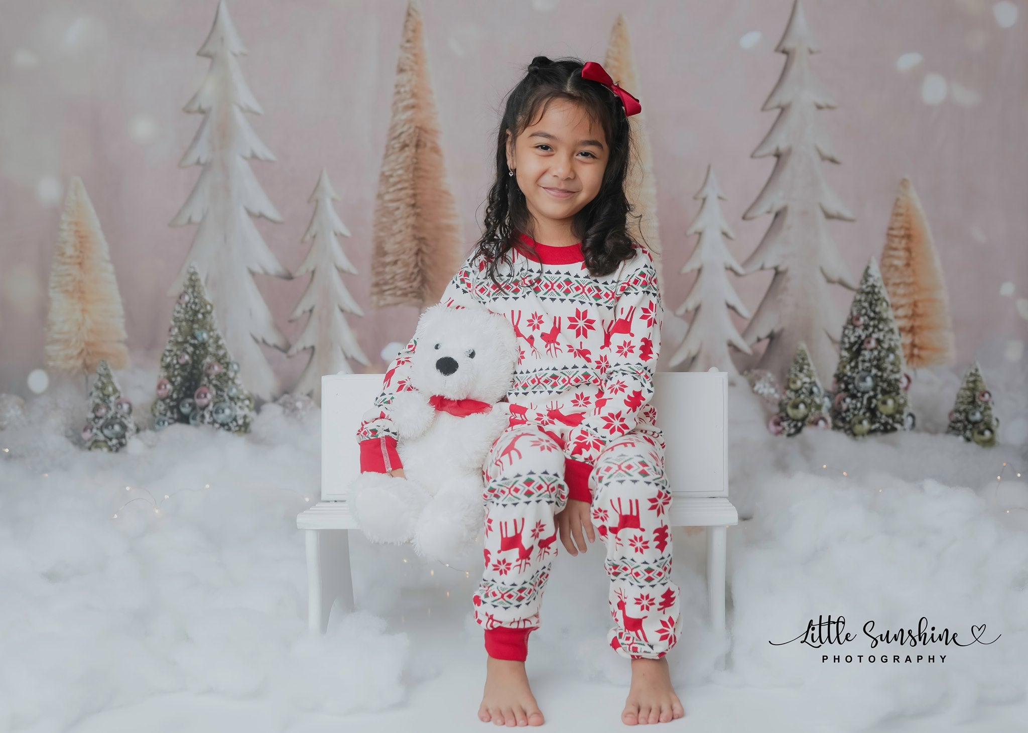 Kate Elegant Christmas Trees Backdrop for Photography Designed By Mandy Ringe Photography - Kate Backdrop AU