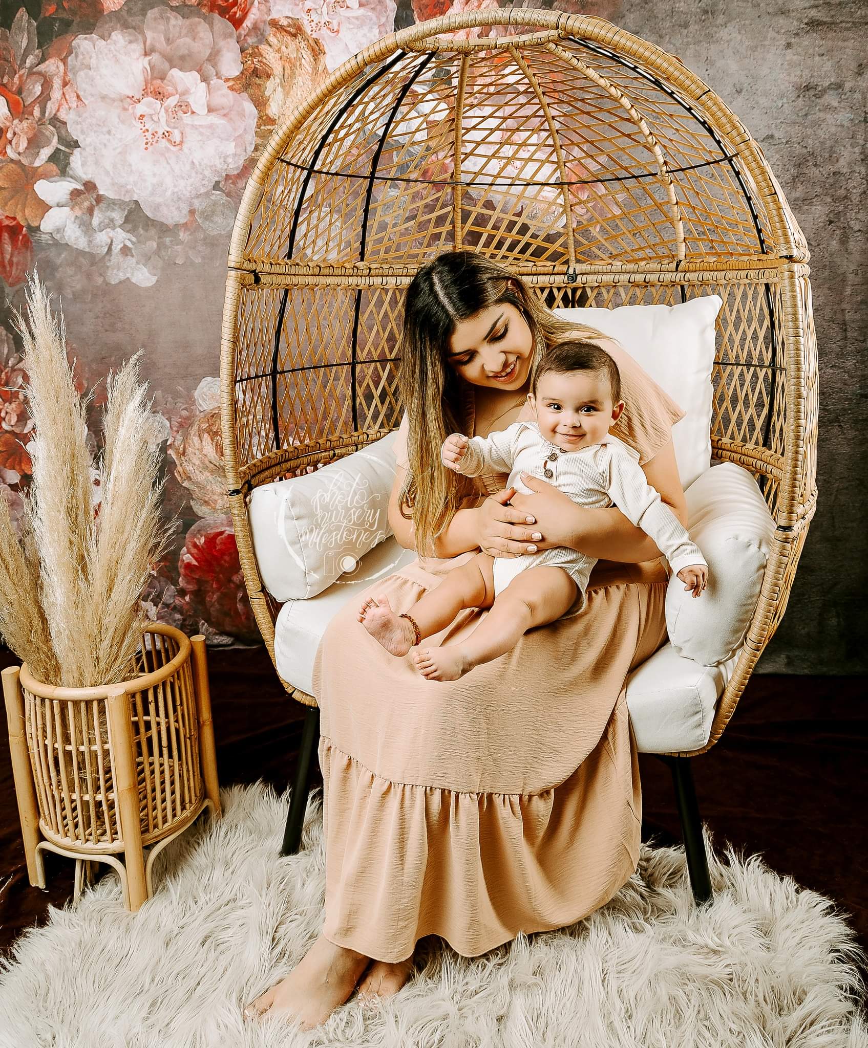 Kate Fine Art Flower Dark Tone Backdrop Designed by GQ - Kate Backdrop AU