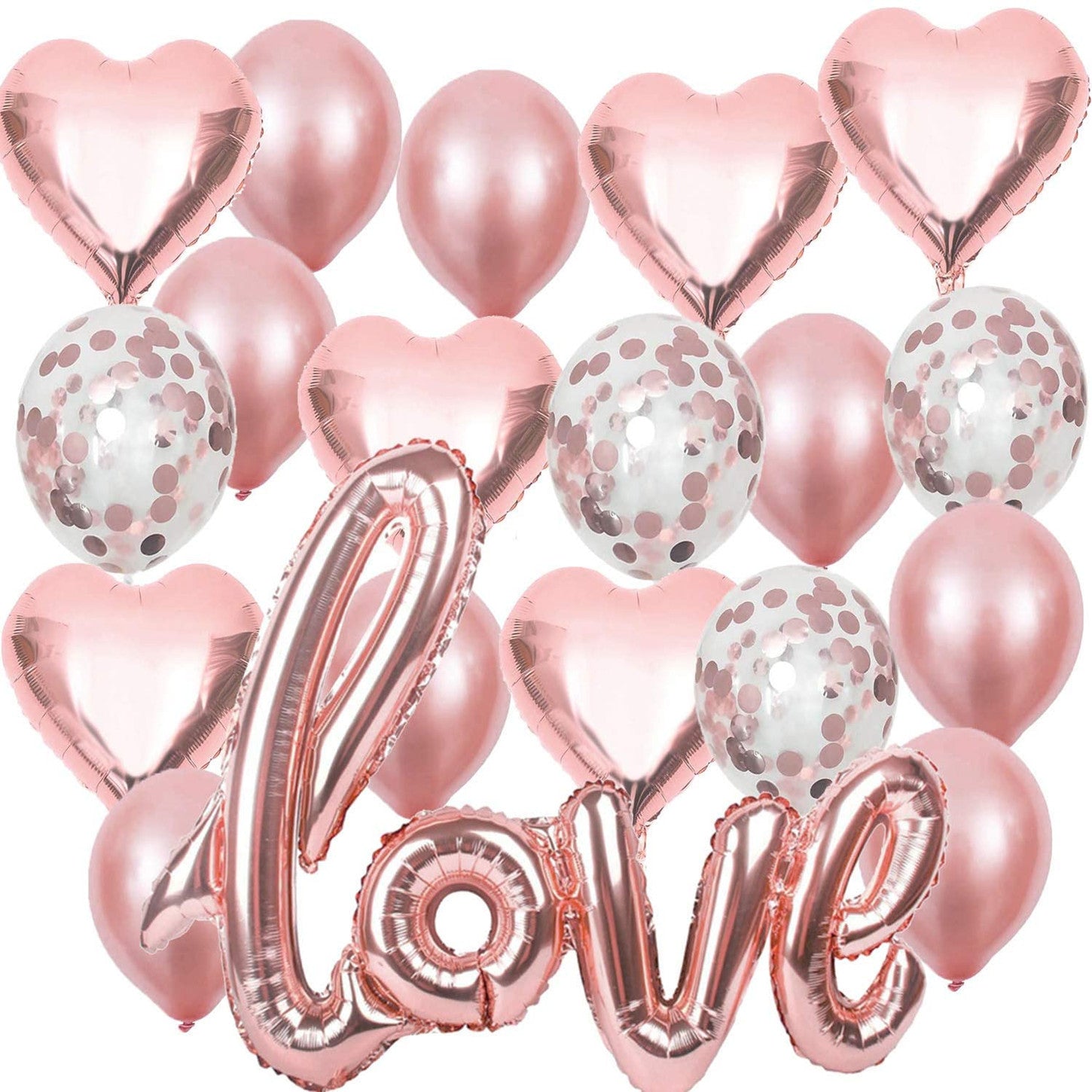 Kate LOVE Balloon Set Valentine's Day Party Wedding Venue Layout Photo Props - Kate Backdrop AU
