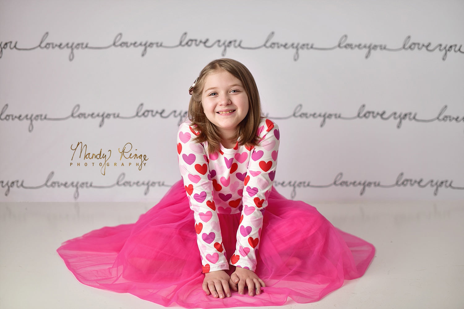 Kate Love You Script Backdrop Designed by Mandy Ringe Photography - Kate Backdrop AU