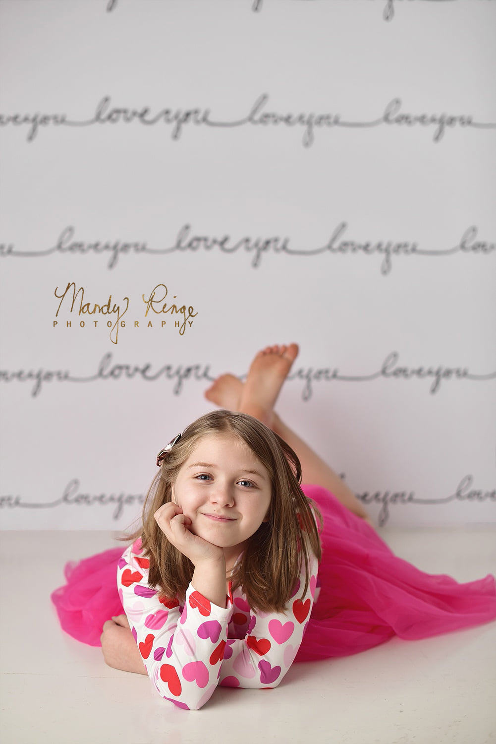 Kate Love You Script Backdrop Designed by Mandy Ringe Photography - Kate Backdrop AU