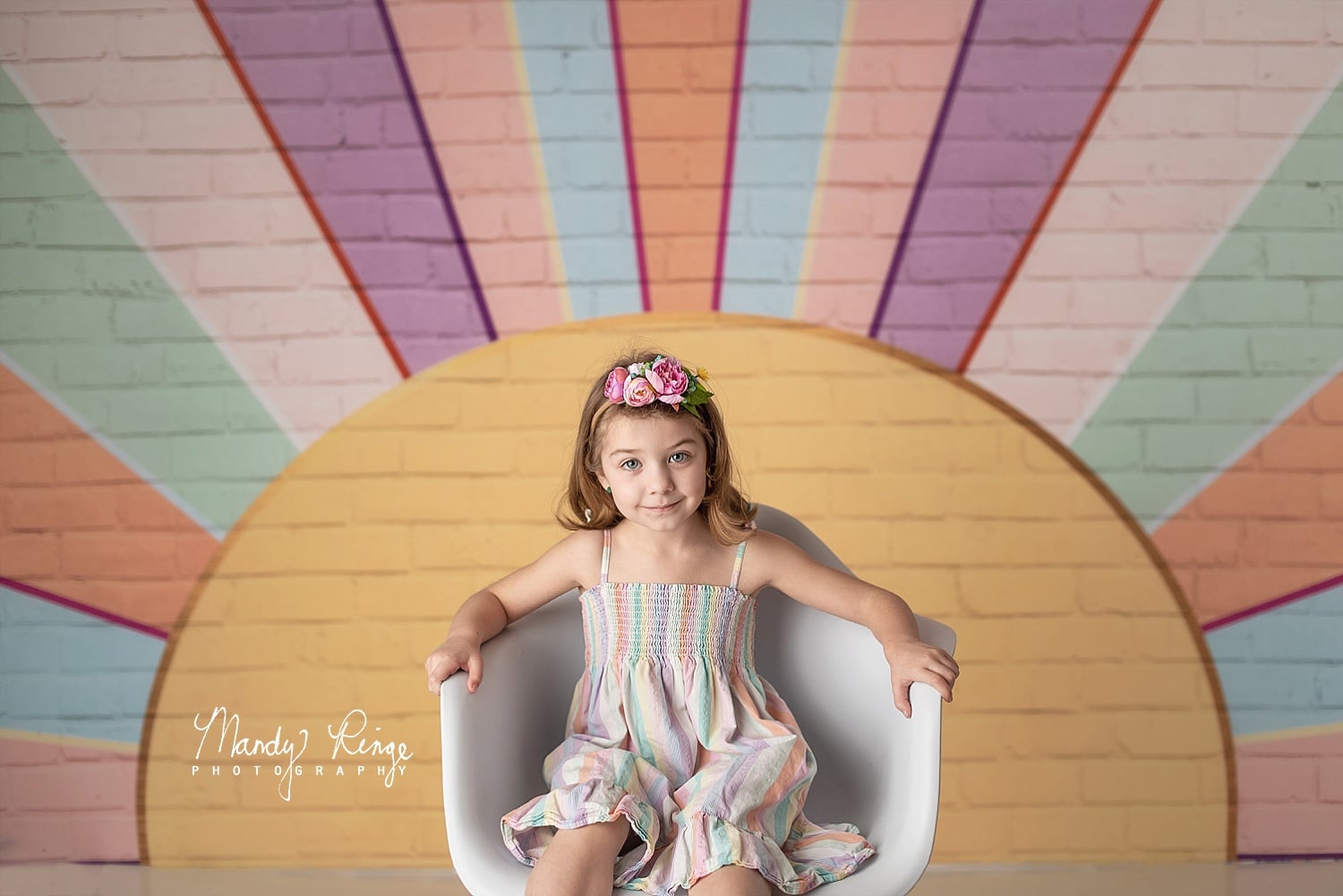 Kate Rainbow Sunshine Wall Backdrop Designed by Mandy Ringe Photography - Kate Backdrop AU