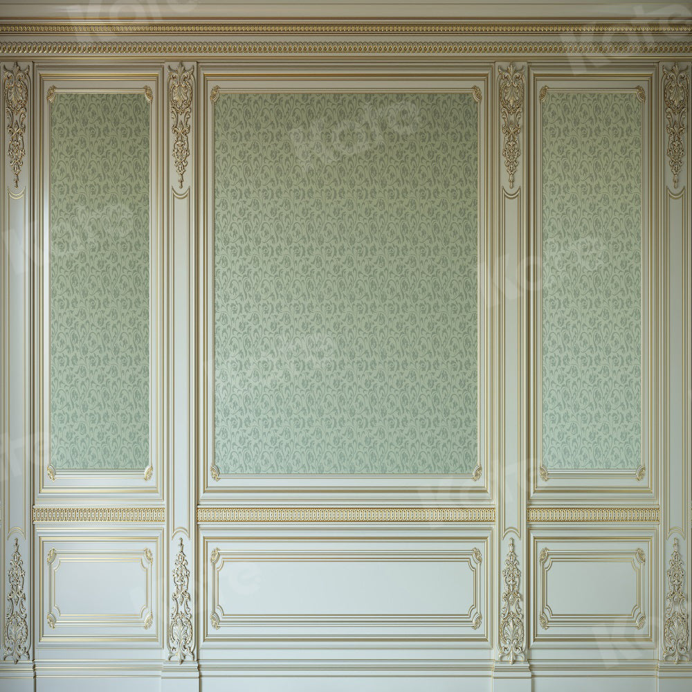 Kate Retro Wall Backdrop Green Pattern Indoor for Photography - Kate Backdrop AU