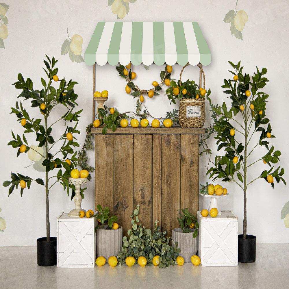 Kate Summer Backdrop Lemon Tree Store Lemonade for Photography - Kate Backdrop AU