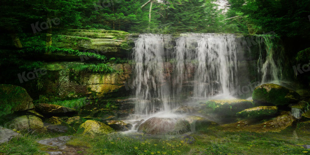 Kate Summer Backdrop Waterfall Nature for Photography - Kate Backdrop AU