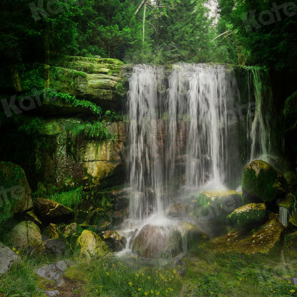 Kate Summer Backdrop Waterfall Nature for Photography - Kate Backdrop AU